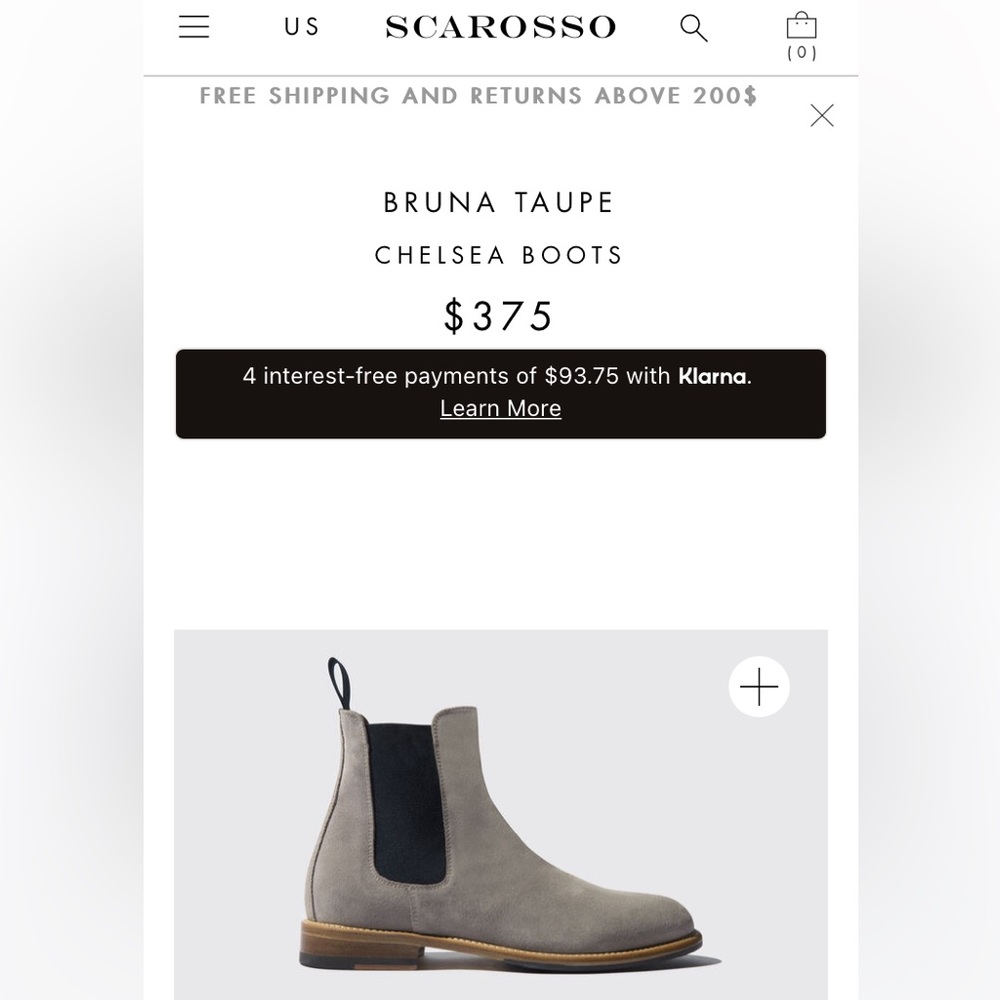 Scarosso Bruna Chelsea boots in taupe, size 38.5
